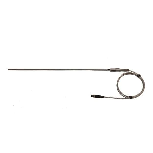 RTD Probe, 100 Ohm, 3-ft SS Braid Cable,